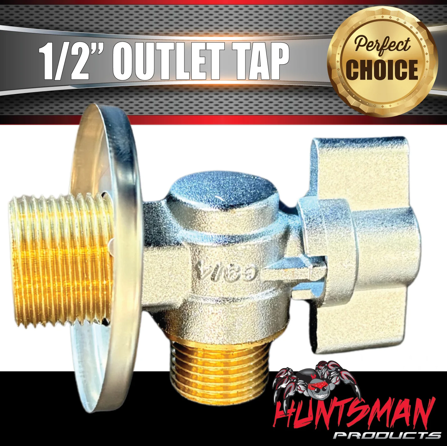 1/2" Outlet Tap with 3/4" Inlet to Suit Huntsman Products Poly Water Tanks - Image 5