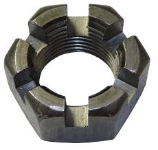1 x Trailer Caravan Castle Nut 1" UNF Black Finish For Parallel & 2 Tonne Bearings - Image 2