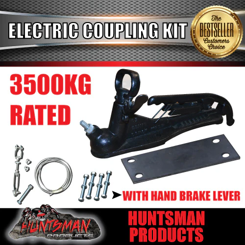 10" 5 Stud Trailer Electric Drum Brake & Coupling Kit. - Image 2