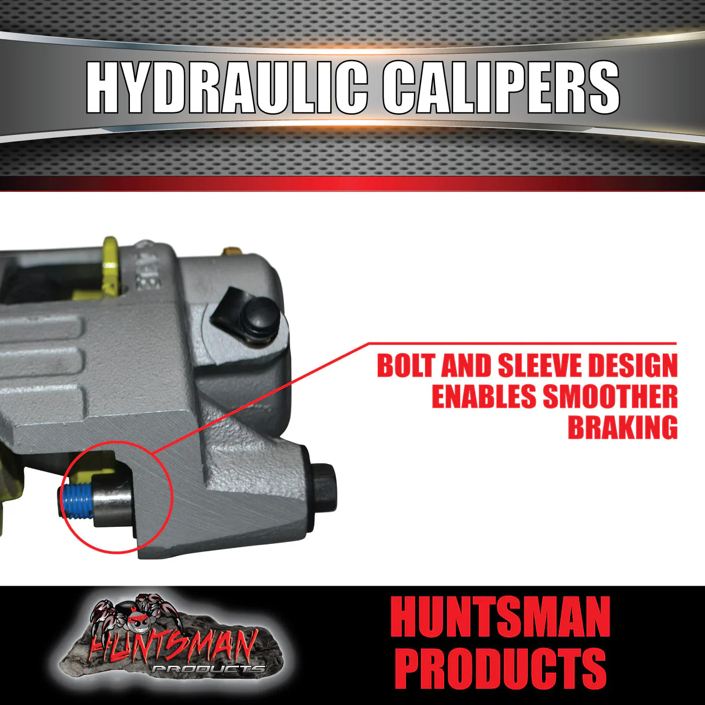 10.9" Dacromet Ventilated Trailer Caravan Hydraulic Disc Full Brake Kit. - Image 10