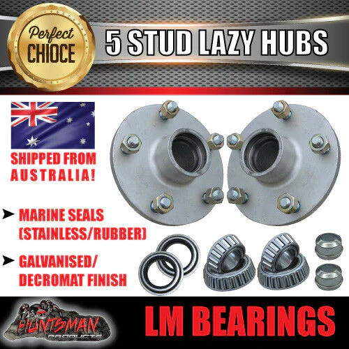 10.9" Dacromet Ventilated Trailer Caravan Hydraulic Disc Full Brake Kit. - Image 5