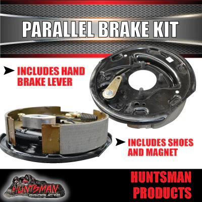 10" Parallel Trailer Electric Brake Kit + 50mm Stub Axle & Elec mounts. - Image 4