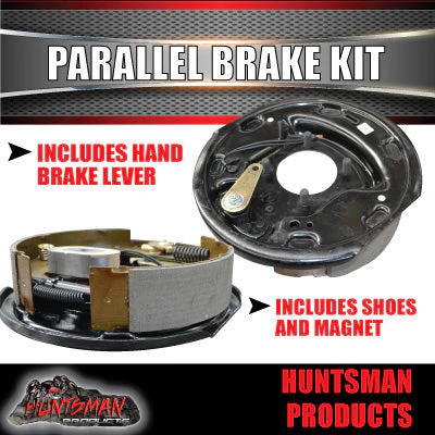 10" Parallel Trailer Electric Brake Kit inc Coupling Kit & IQ Controller. - Image 3