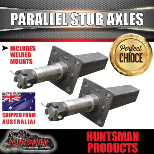 10" Parallel Trailer Electric Brake & Stub Axle Kit inc Coupling Kit & IQ Controller - Image 3