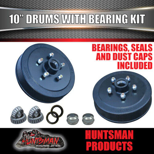 10" TRAILER/CARAVAN ELECTRIC BRAKE KIT & 40mm STUBS. - Image 2
