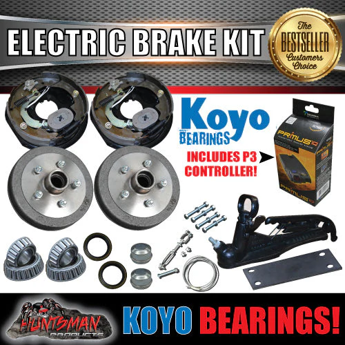 10" Trailer Electric Brake & Coupling Kit & IQ Controller Koyo bearings.. - Image 2
