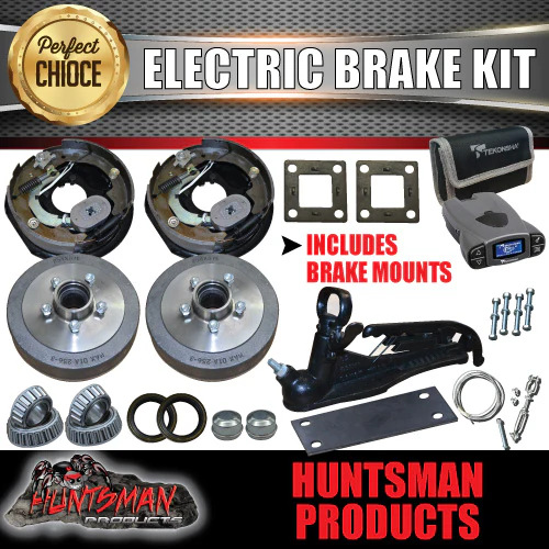 10" Trailer Electric Brake Kit inc Coupling Kit & P3 Controller. - Image 2