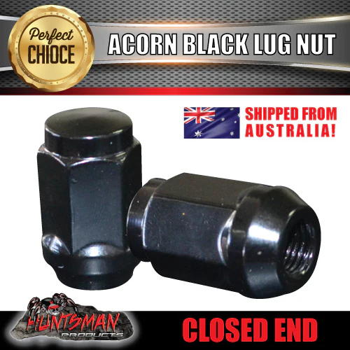 10 x 12x1.5 x 35mm Black Wheel Nuts suit Toyota Hilux Landcruiser Commodore etc - Image 2
