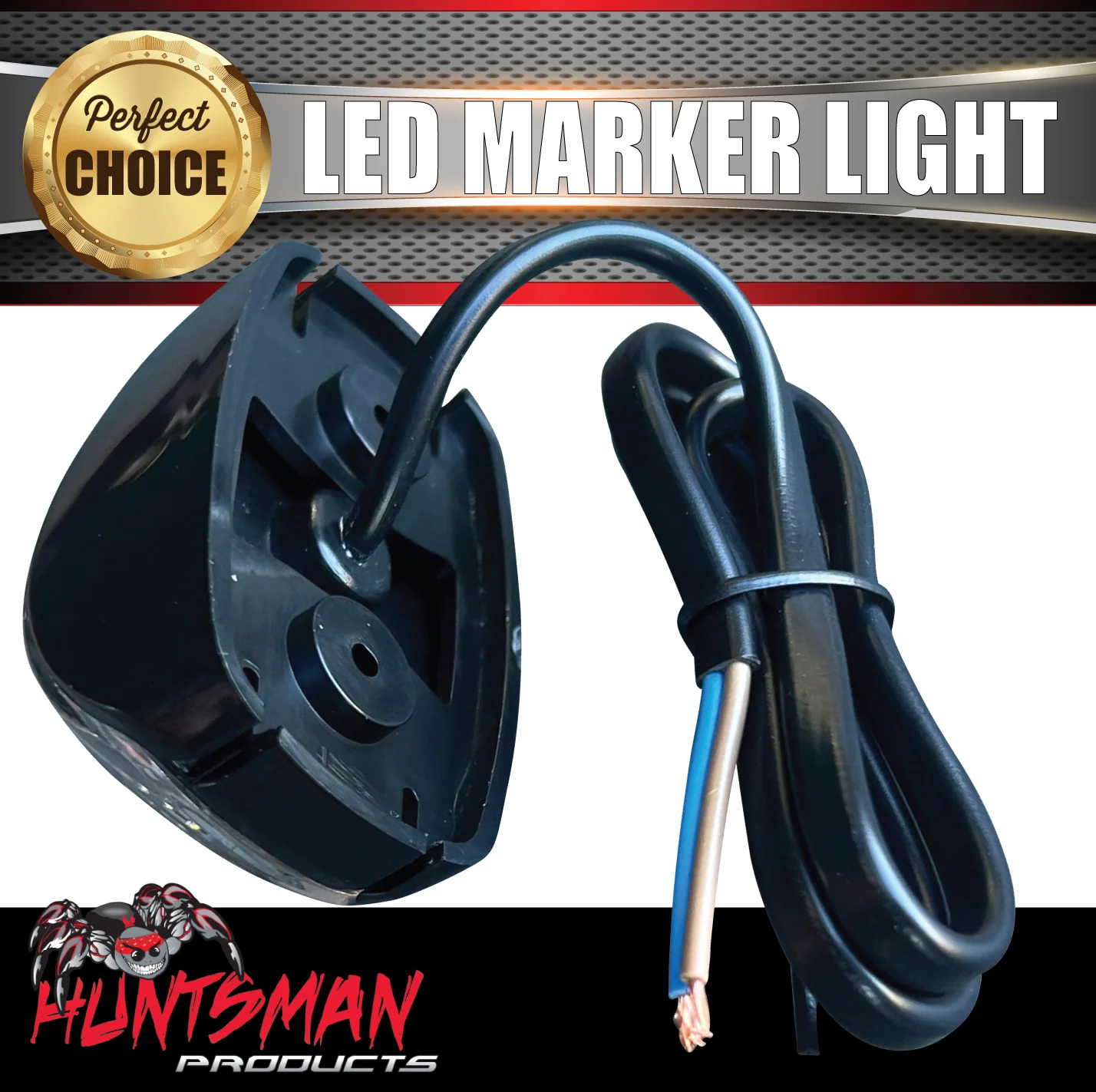 10x Huntsman Rear Red Clearance Marker LED Truck Trailer Light lamp 10-30 Volt - Image 5