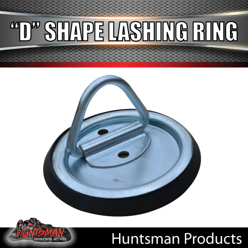 10X Lashing D Ring Tie Down Point & Metal Guard For Truck Trailer Ute - Image 3