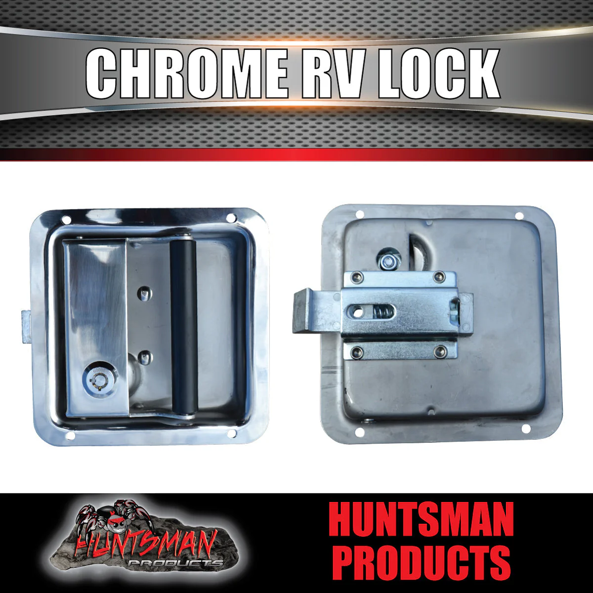 10x Stainless Steel Caravan RV Motorhome Trailer Canopy Lock. Pull Down Up Handle - Image 3