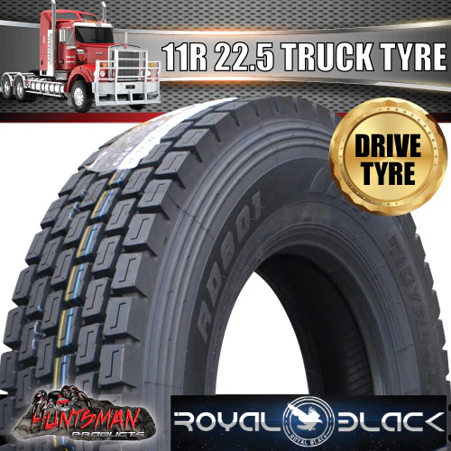 11R22.5 ROYAL BLACK TRUCK TYRE 148/145M 16PLY- DRIVE. - Image 4