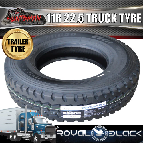 11R22.5 ROYAL BLACK TRUCK TYRE 148/145M 16PLY- TRAILER. 11 22.5 - Image 6