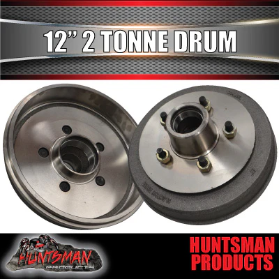 12" 2 TONNE TRAILER ELECTRIC BRAKE KIT WITH 2000KG STUB AXLES & MOUNTS - Image 3