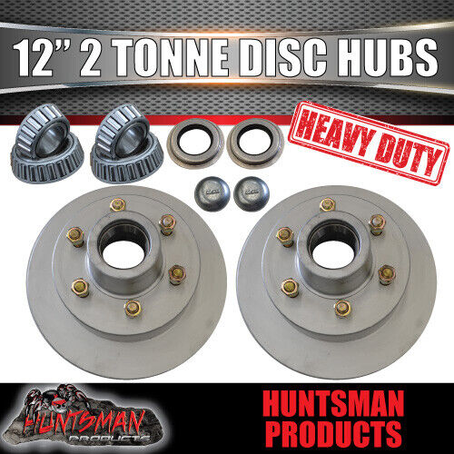 12'' 2000Kg Boat Trailer 5 or 6 Stud Hydraulic Disc Brake + Coupling & Line Kit. - Image 7