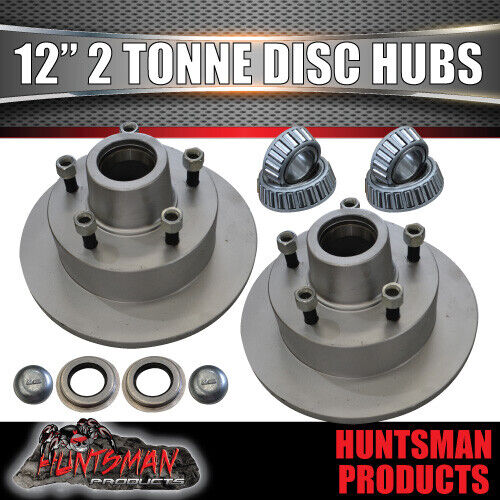 12'' 2000Kg Boat Trailer 5 or 6 Stud Hydraulic Disc Brake Kit. Stainless Pistons. - Image 5