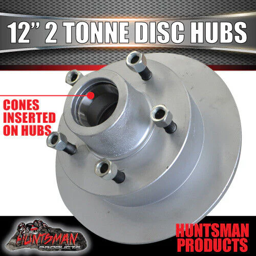 12'' 2000Kg Boat Trailer 5 or 6 Stud Hydraulic Disc Brake Kit. Stainless Pistons. - Image 8
