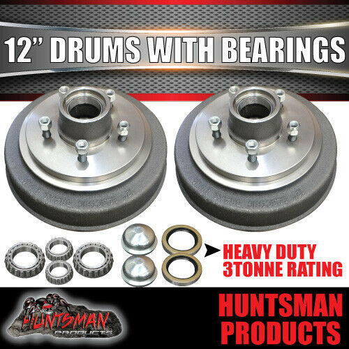 12" 3000Kg Trailer Caravan Electric Brake Kit With 3 Tonne Stub Axles & Mounts - Image 3