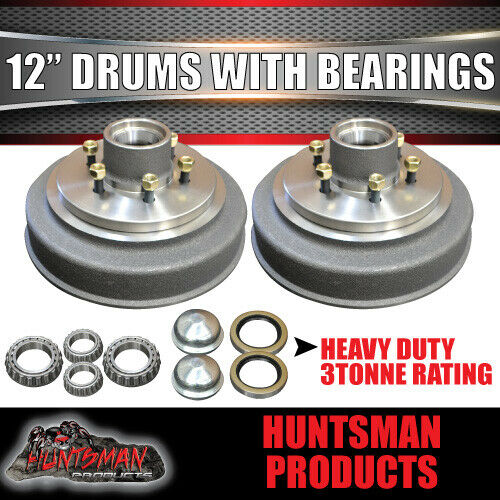 12" 3000Kg Trailer Caravan Electric Drum Brake Kit. Suit Alko 30210 & 29749 - Image 3