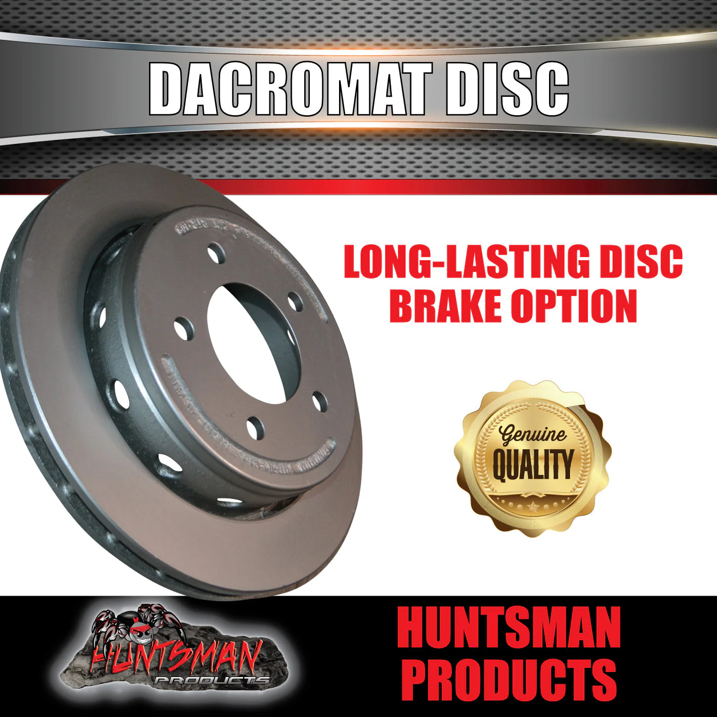12" L/C Stud Dacromet Ventilated Trailer Caravan Hydraulic Disc Brake Kit. - Image 2