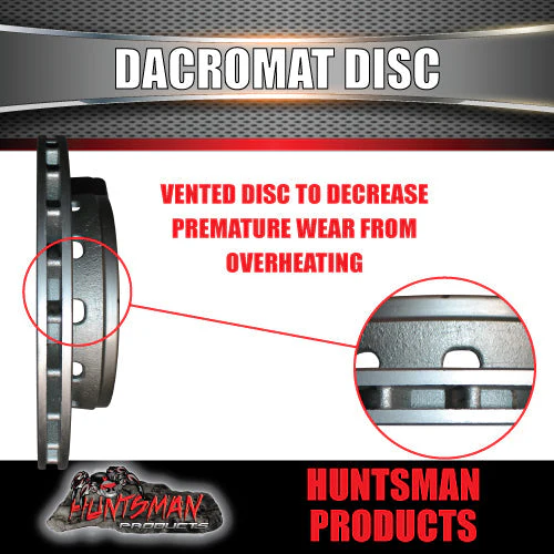 12" L/C Stud Dacromet Ventilated Trailer Caravan Hydraulic Disc Brake Kit. - Image 3