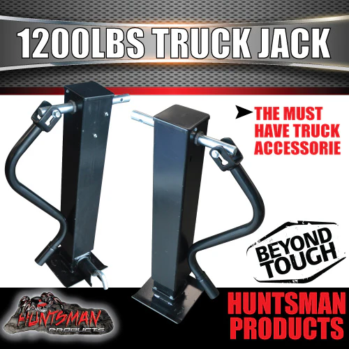 12000 LBS, 5443KG Truck Caravan Trailer Jack Stand.  Crank Handle, 660mm Extension - Image 2