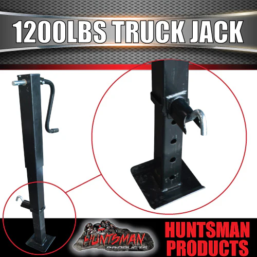 12000 LBS, 5443KG Truck Caravan Trailer Jack Stand.  Crank Handle, 660mm Extension - Image 4