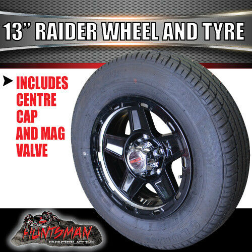 13" Trailer Caravan Raider Alloy Rim suits Ford & 165R13C Tyre. 165 13 - Image 4
