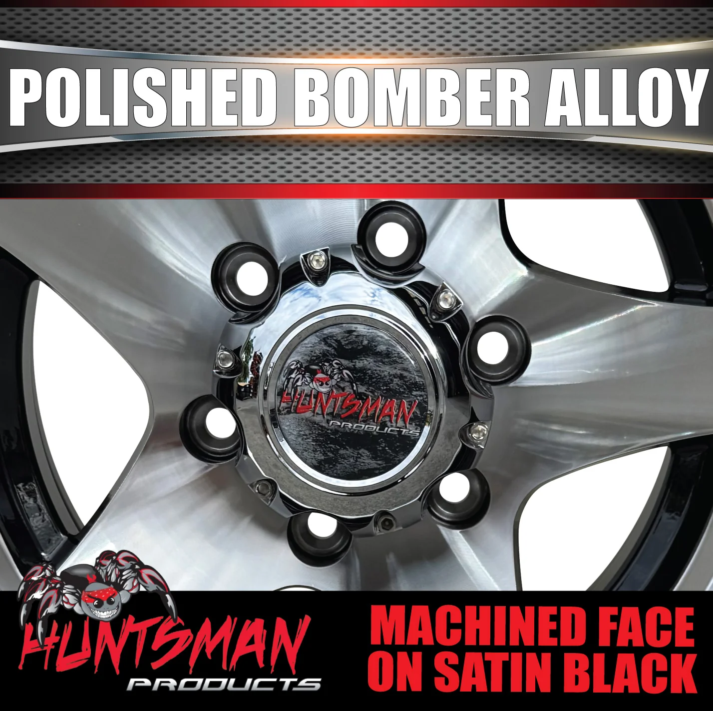 14" Trailer Caravan 6 Stud Polished Bomber Alloy Wheel & 185R14 LT RA1100 A/T Commercial Tyre. 185 14 - Image 9