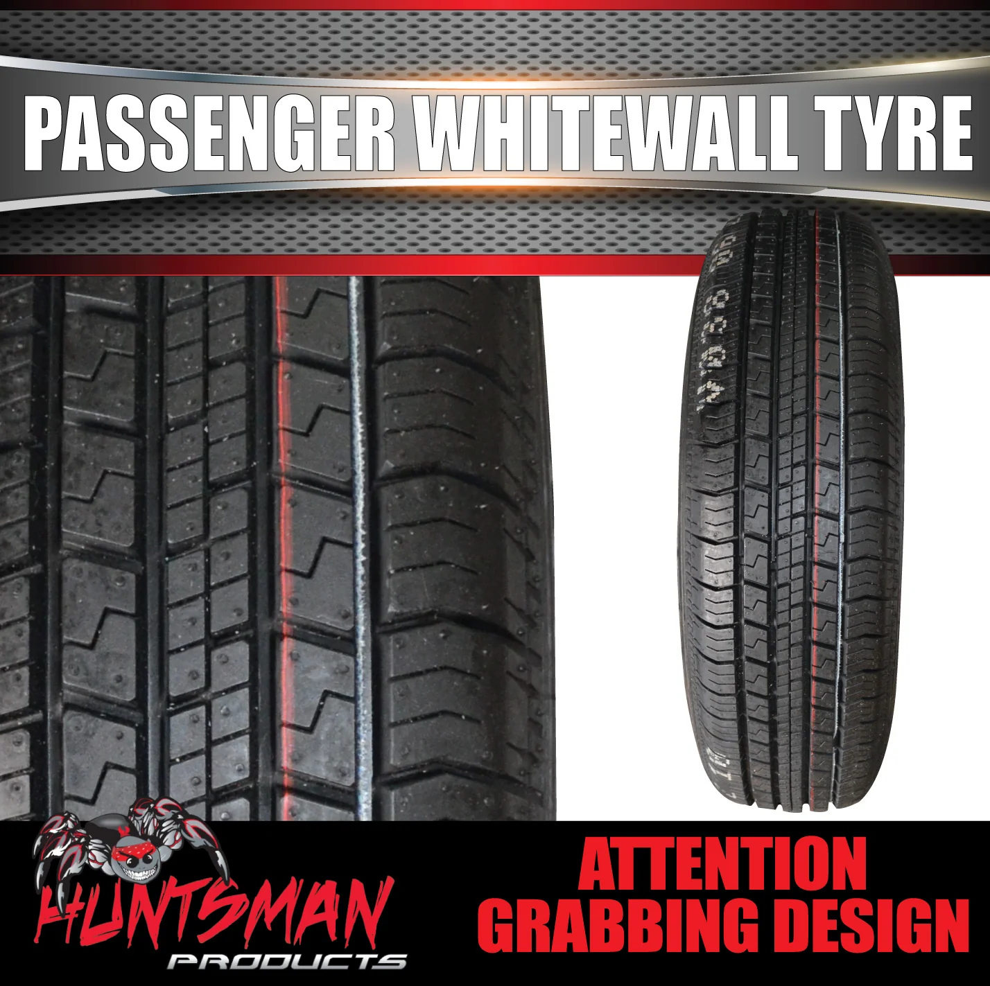 14" Whitewall 175/70R14 Suretrac Tyre 17mm White Line. 84S.  175 70 14 - Image 3