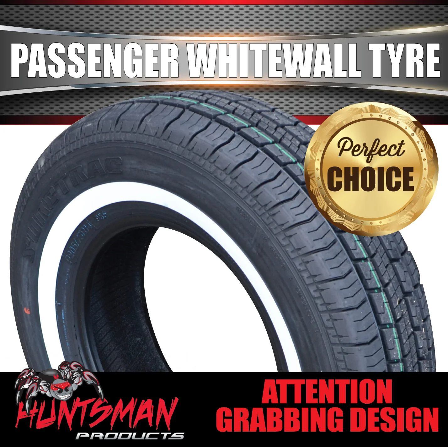15" Whitewall 205/75R15 Suretrac tyre 97S. 28mm White Line 205 75 15 - Image 5