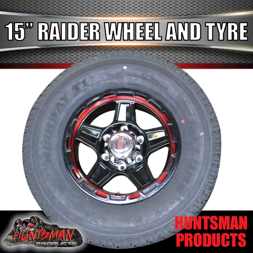 15" Trailer Caravan 6 Stud Raider & 235/75R15 LT Tyre. 235 75 15 - Image 5
