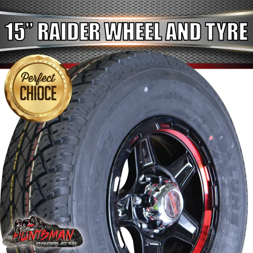 15" Trailer Caravan 6 Stud Raider & 235/75R15 LT Tyre. 235 75 15 - Image 6