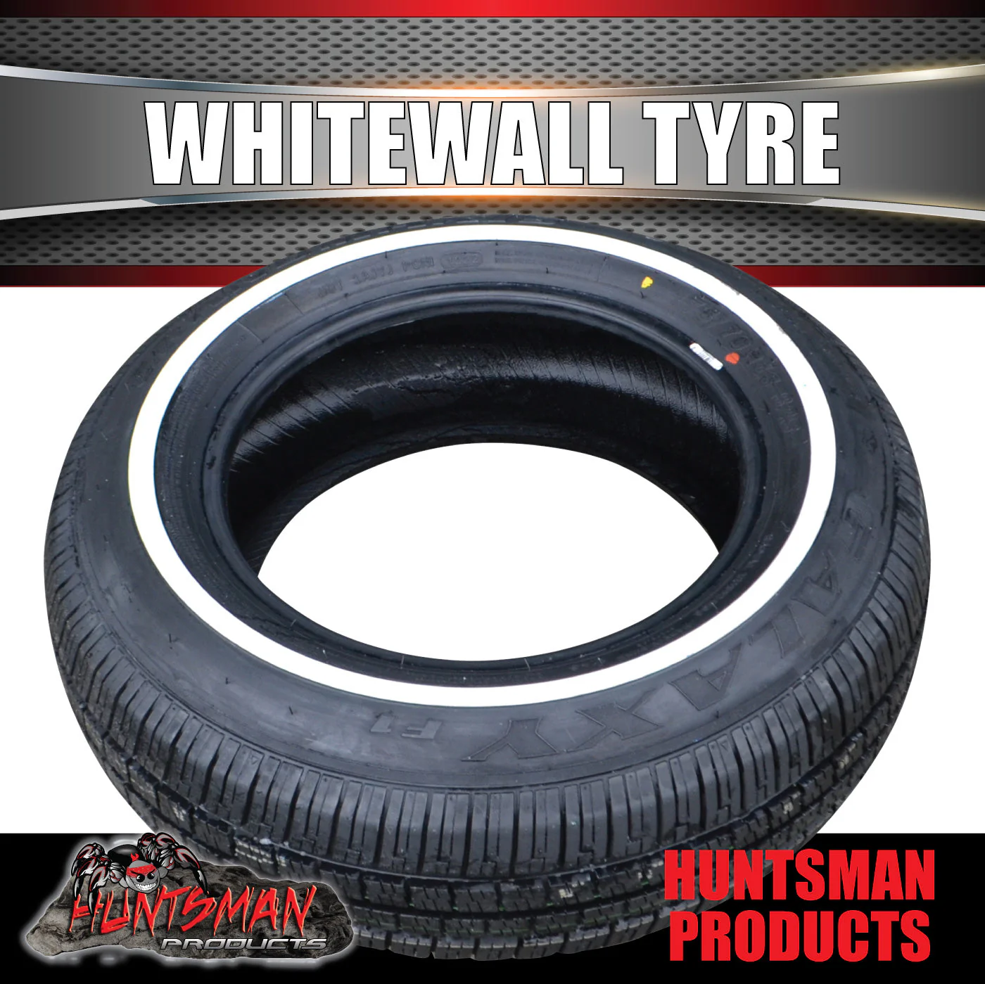 195/65R15 15" Whitewall Galaxy F1 Tyre 18mm Line.  91S White Wall Tire 195 65 15 - Image 5