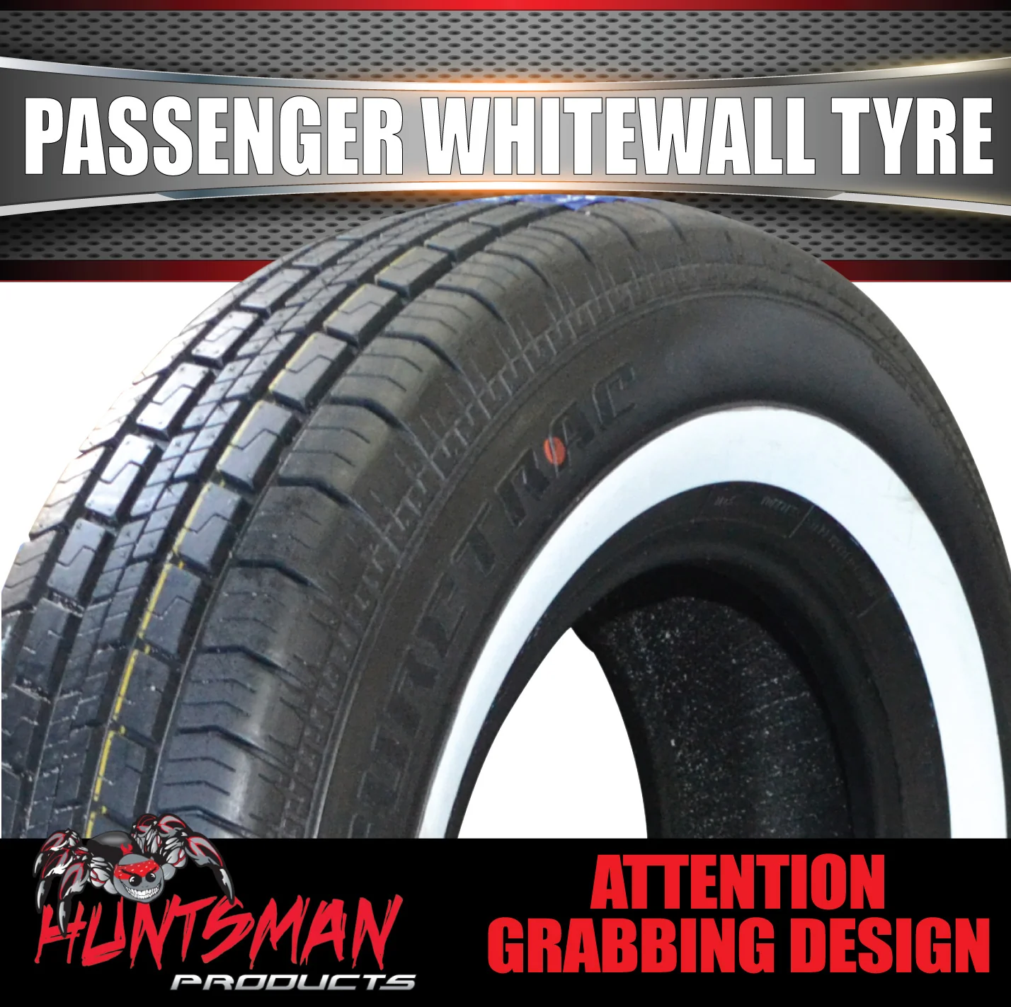 15" Whitewall 235/75R15 Suretrac Tyre 105S.  38MM White Line 235 75 15 - Image 3