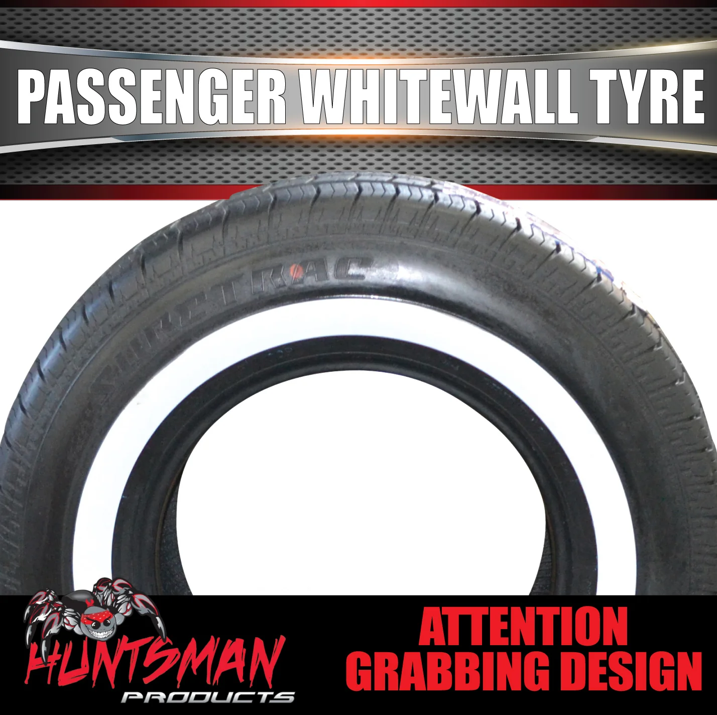 15" Whitewall 235/75R15 Suretrac Tyre 105S.  38MM White Line 235 75 15 - Image 5