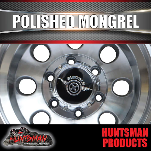 15X10 -44 Mongrel Alloy Mag Rim 6/139.7 pcd Polished Fits Toyota, Patrol etc - Image 3