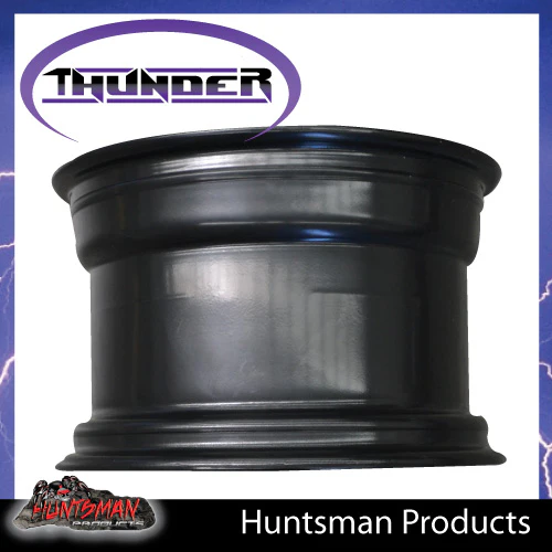 15x10 6 Stud Black Thunder Steel Wheel Rim -44 Offset. 6/139.7 PCD. - Image 6