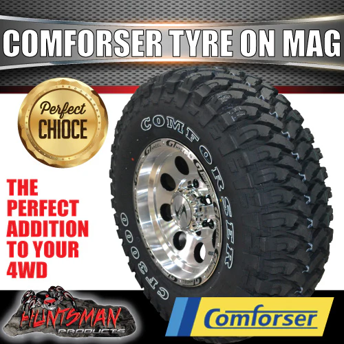 15x10 GT Alloy Mag Wheel 6/139.7 PCD & 35x12.5R15 Comforser Mud Tyre 35 12.5 15. - Image 4