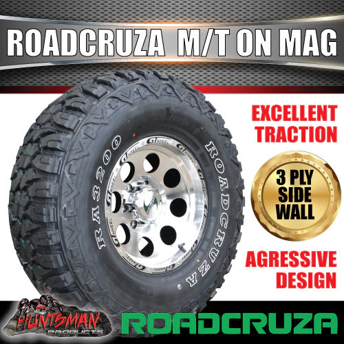 15x10 GT Alloy Mag Wheel 6/139.7 PCD & 35X12.5R15 Roadcruza Mud Tyre 35 12.5 15. - Image 5