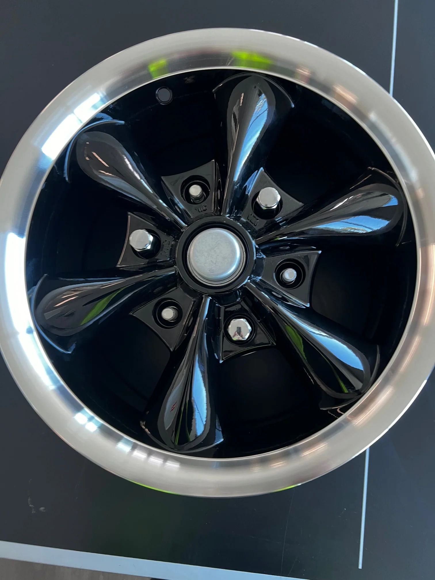 15x6 6 Stud 6/139.7 Storm +35 Alloy Mag Wheel For Caravan Camper - Image 5