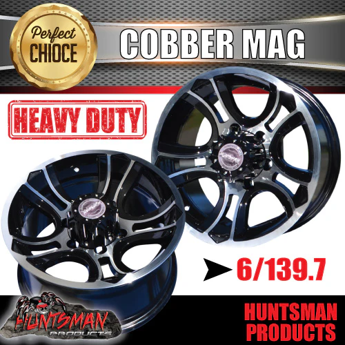 15X8 0 Offset Cobber Mag Wheel 6/139.7 pcd - Image 3