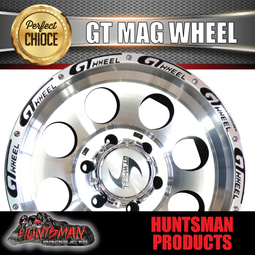 15X8 GT ALLOY MAG WHEEL 4X4 4WD 6/139.7 0 OFFSET - Image 3