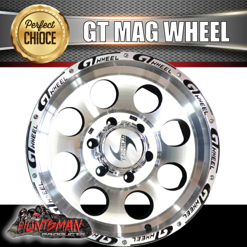 15X8 GT Alloy Mag Wheel Rim 6/139.7 pcd, -20 Offset Fits Landcruiser Nissan etc - Image 5