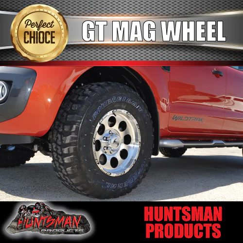15X8 GT Alloy Mag Wheel Rim 6/139.7 pcd, -20 Offset Fits Landcruiser Nissan etc - Image 6