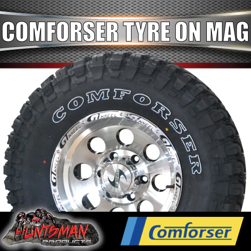 15x8 GT Alloy Mag Wheel 6/139.7 PCD & 235/75R15 Comforser Mud Tyre 235 75 15. - Image 6