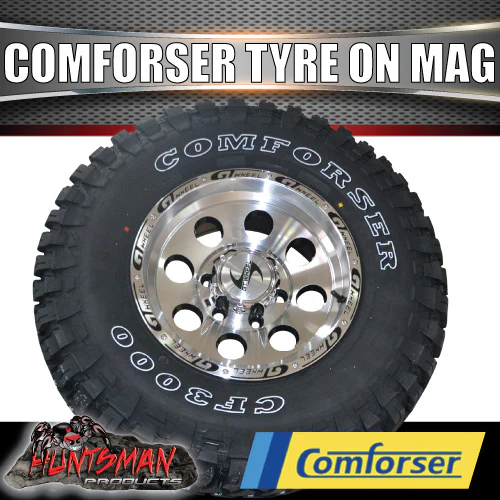 16x8 GT Alloy Mag Wheel Rim & 265/75R16 Comforser Mud Tyre 265 75 16 - Image 5