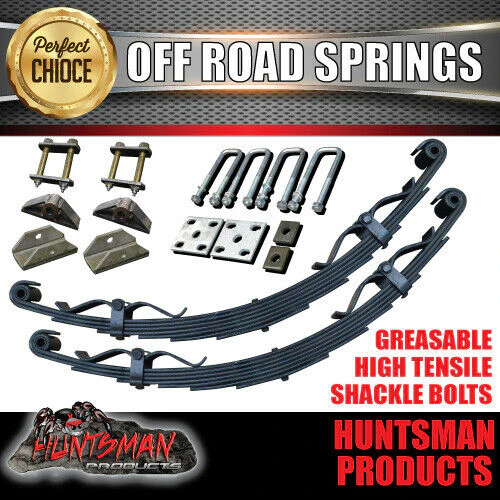 1600KG DIY Off Road Trailer Kit. Outback Springs, Electric Brakes, Solid Axle - Image 4