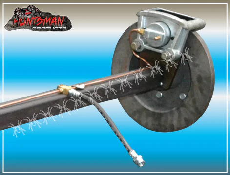 1600Kg Parallel Hydraulic Disc Braked Axle. 50mm Square - Image 5