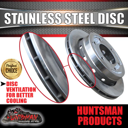 1600Kg Stainless Steel Trailer Hydraulic Ventilated Disc Brake Kit. 6 Stud L/C - Image 12